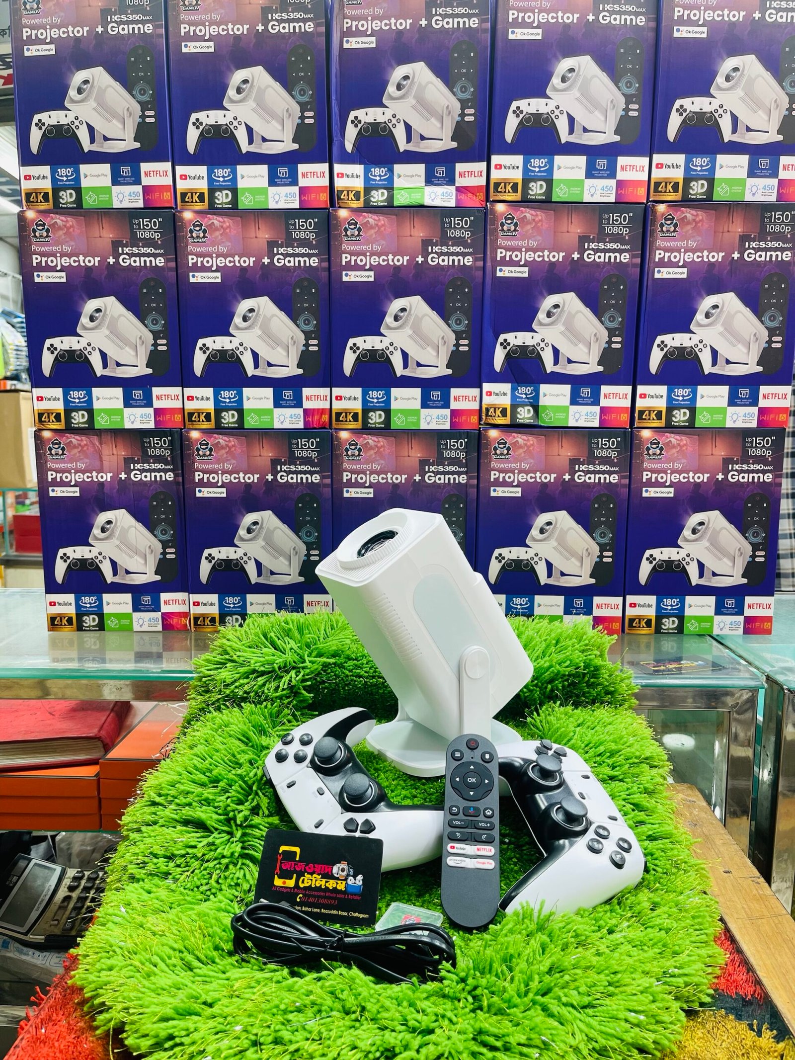 HCS350 Max Gaming Projector with Voice Remote - Image 2